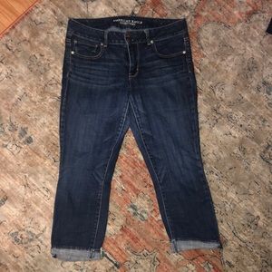 American eagle crop jeans size 12